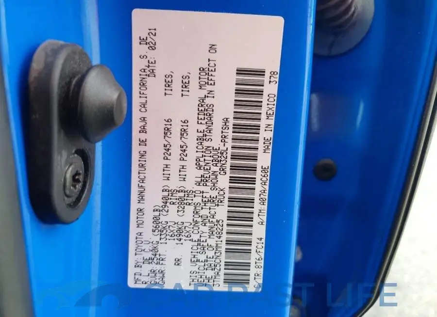 3TMAZ5CN3MM148225# 13