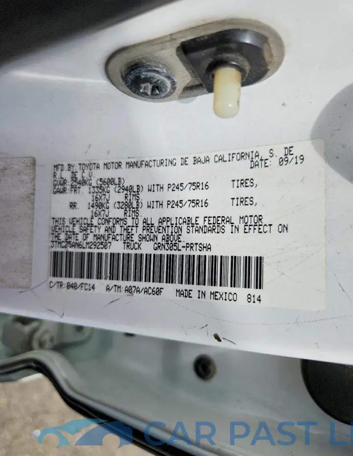 3TMCZ5AN6LM292507# 12