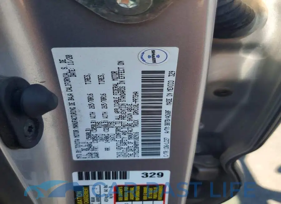 3TMDZ5BN0MM102916# 13