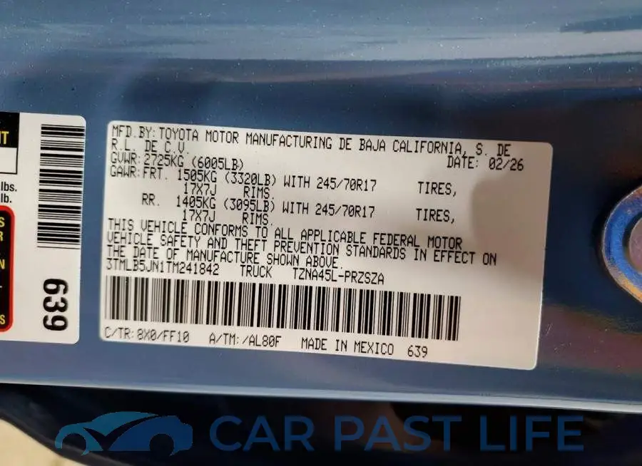 3TMLB5JN1TM241842# 13