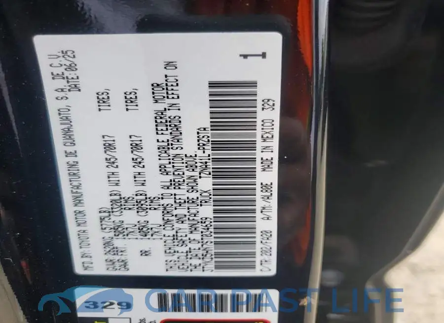 3TYKD5HN7ST034659# 12