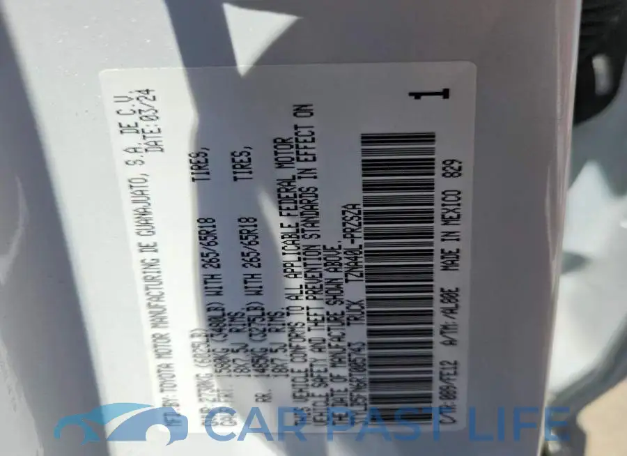 3TYLB5FN6RT005743# 13