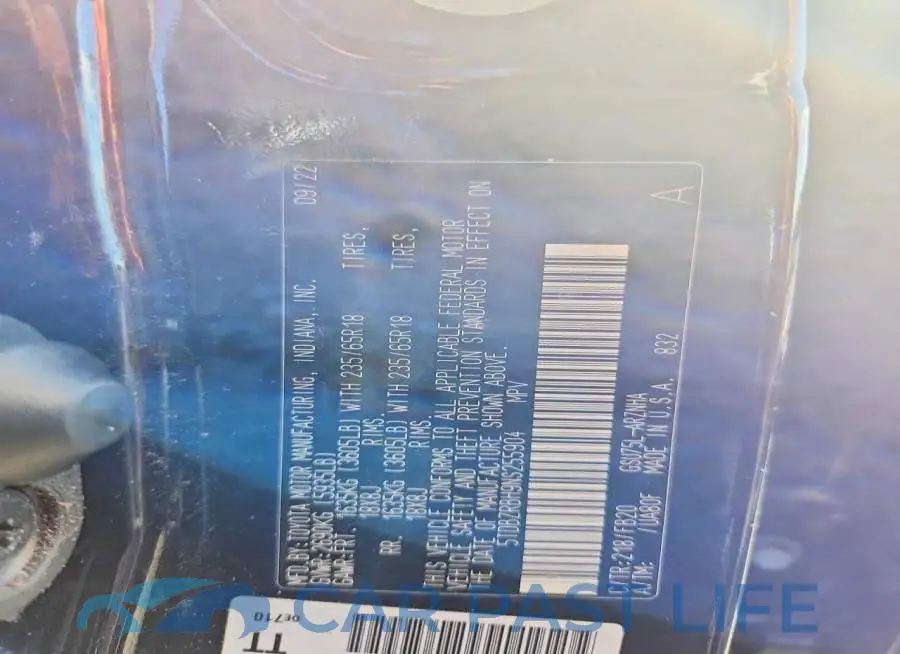 5TDBZRBH9NS255904# 13