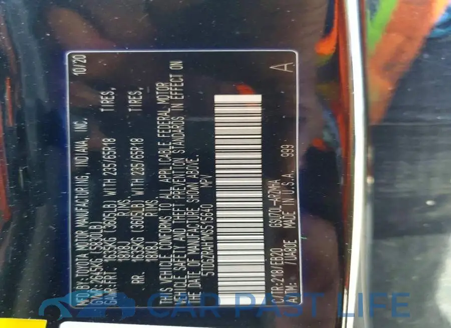 5TDGZRAH1MS515640# 14