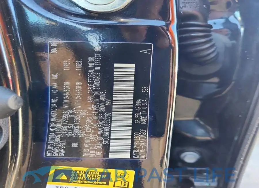 5TDJZRFH0JS557792# 14
