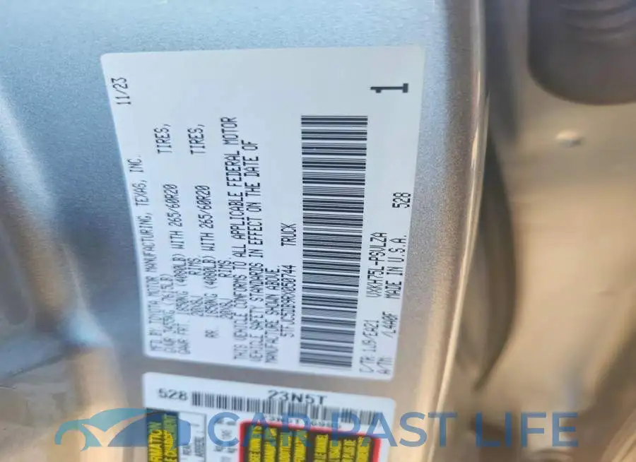 5TFJC5DB9RX050744# 12