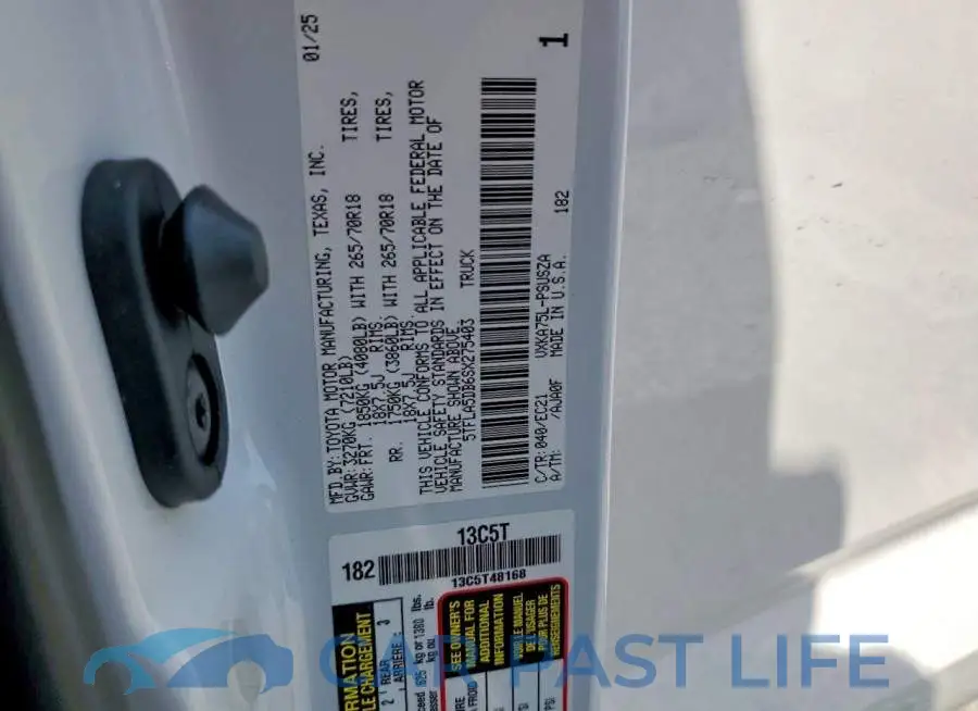 5TFLA5DB6SX275403# 13