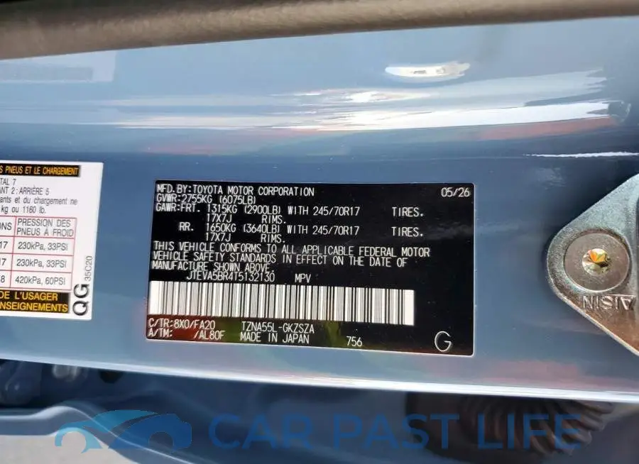JTEVA5BR4T5132130# 13