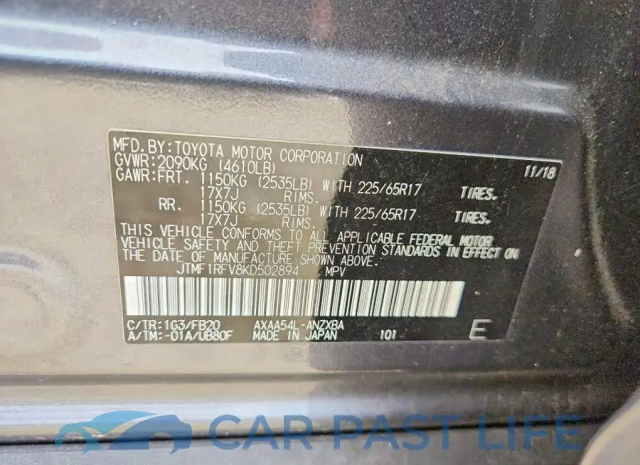 JTMF1RFV8KD502894# 13