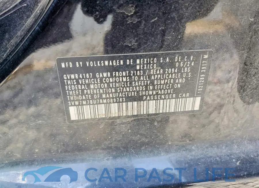 3VW7M7BU7RM089763# 12