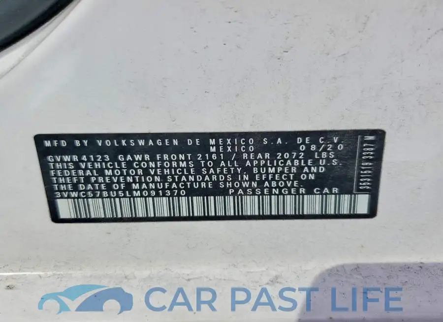 3VWC57BU5LM091370# 12