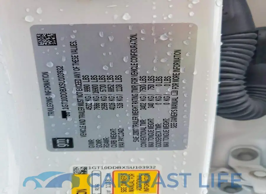 1GT10DDBXSU103932# 13