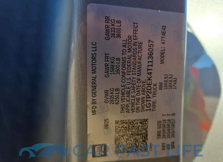 1GTP2DEK4T1136057# 12