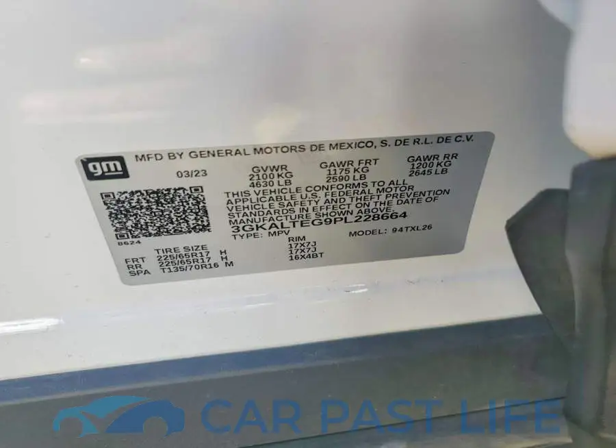 3GKALTEG9PL228664# 13