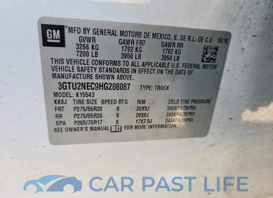 3GTU2NEC9HG208087# 13