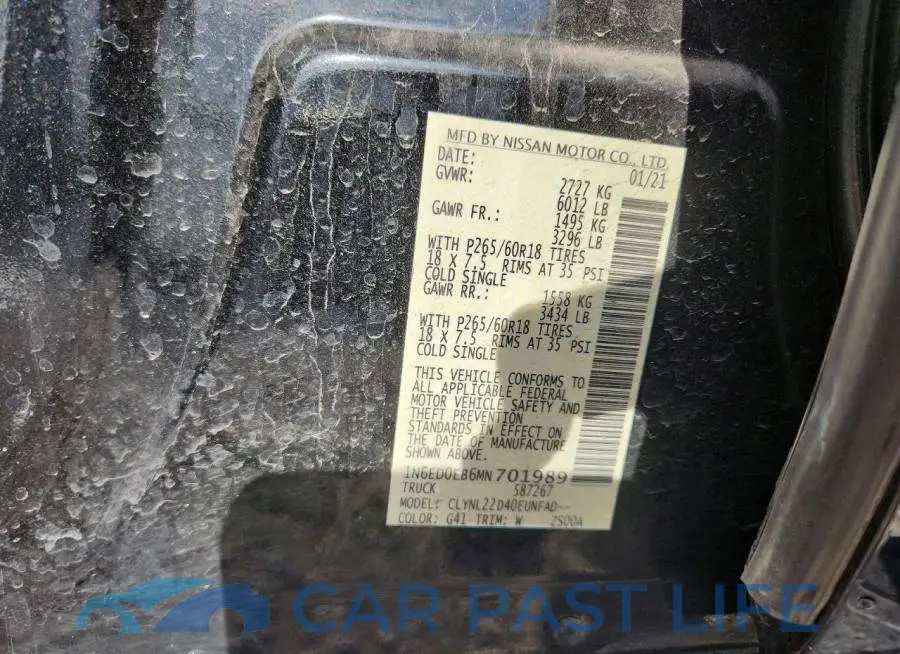 1N6ED0EB6MN701989# 12