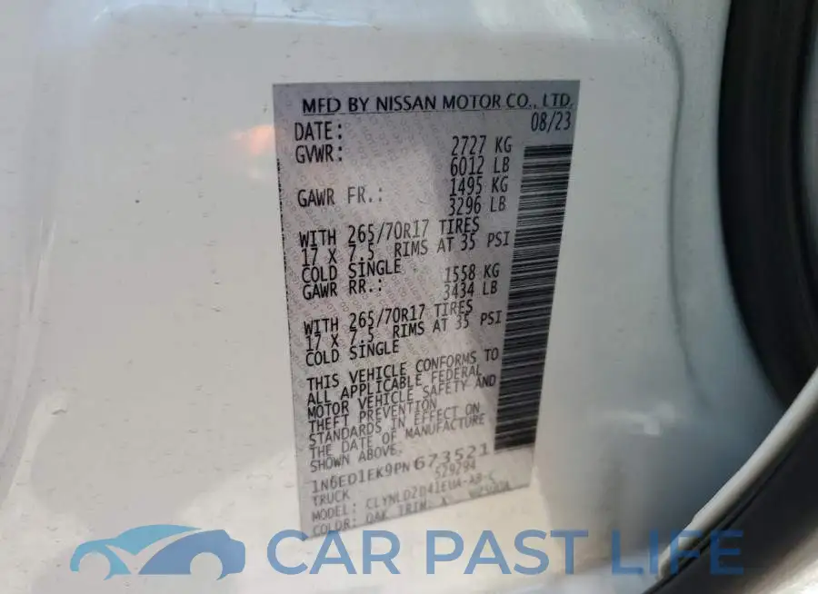 1N6ED1EK9PN673521# 12