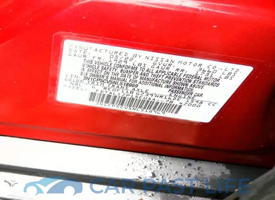 3N1CP5CV5NL518969# 13