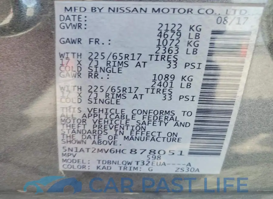 5N1AT2MV6HC878051# 13