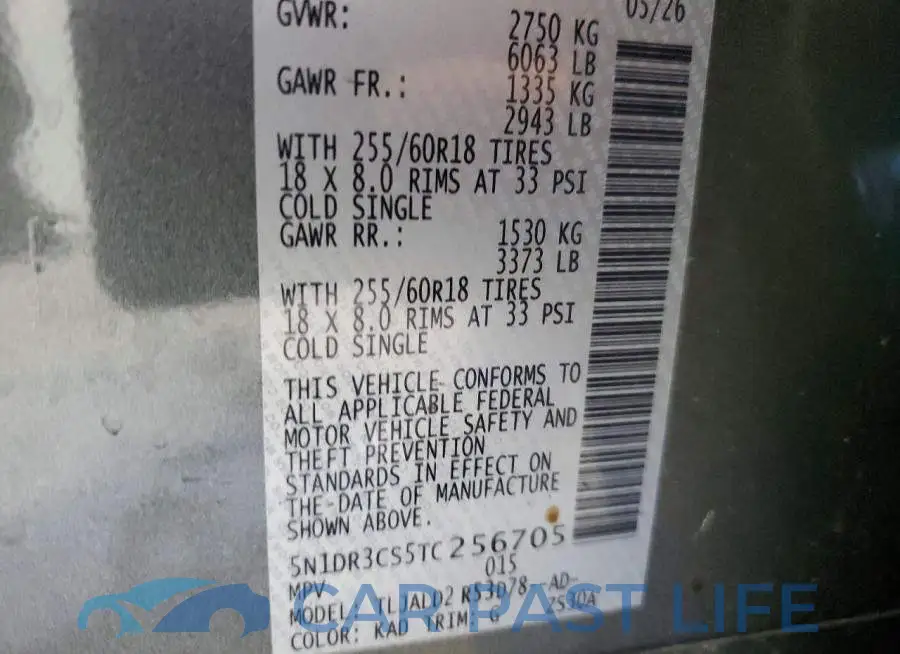 5N1DR3CS5TC256705# 14