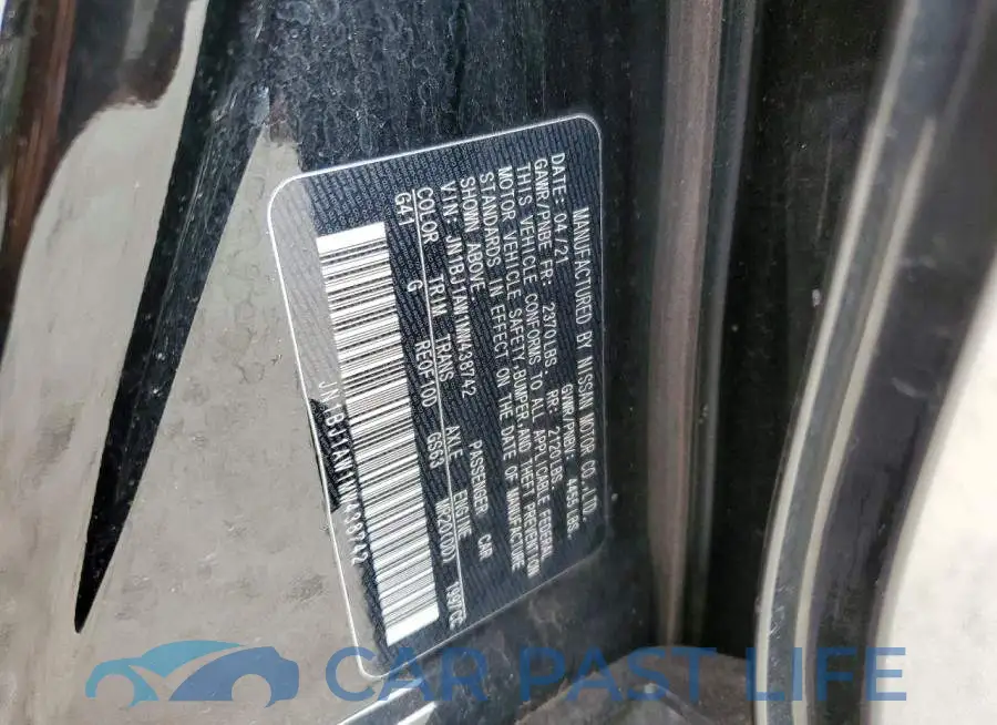 JN1BJ1AW1MW438742# 13