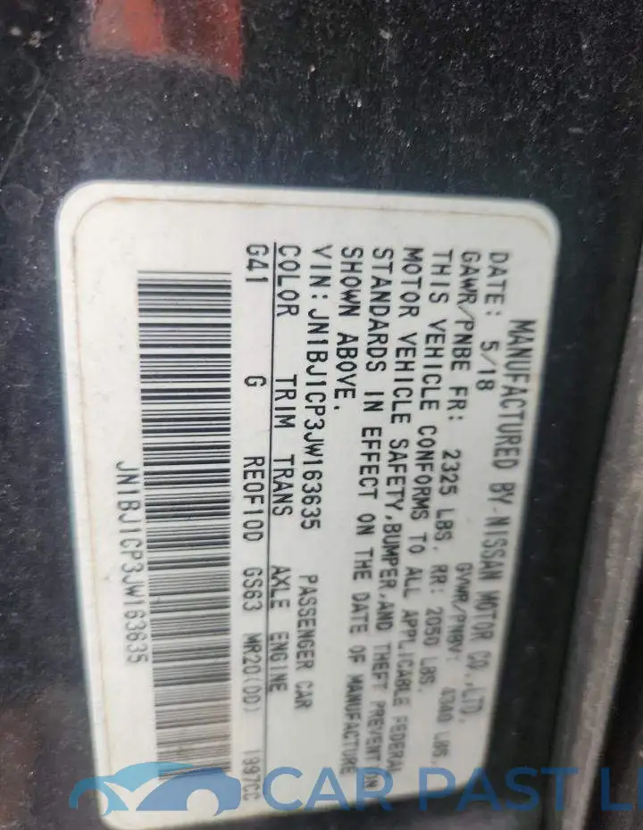 JN1BJ1CP3JW163635# 13