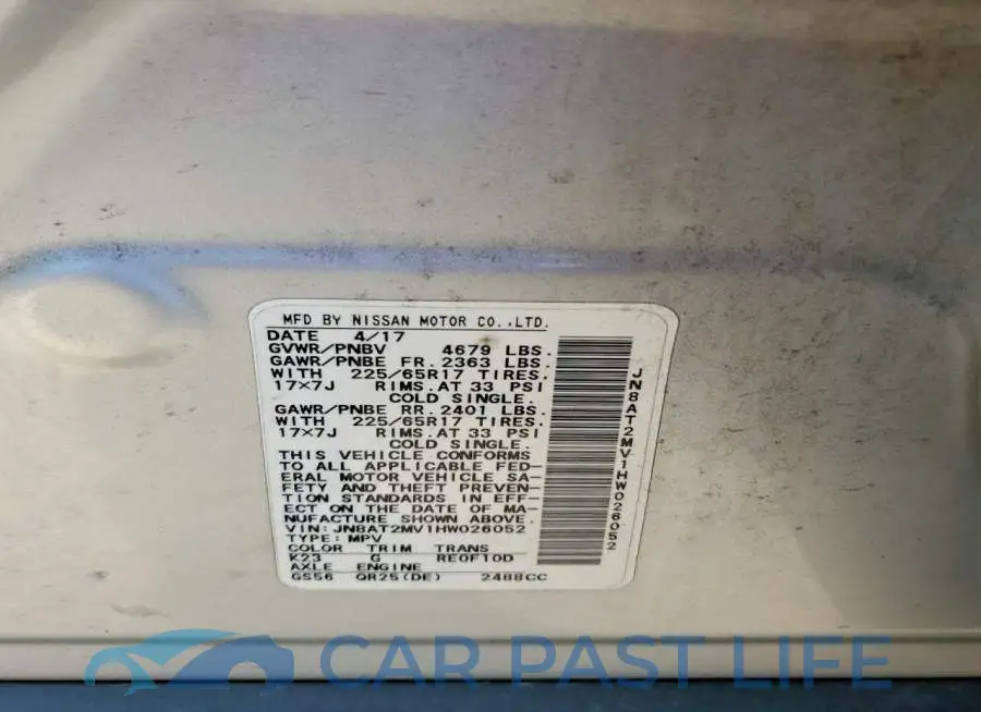 JN8AT2MV1HW026052# 13