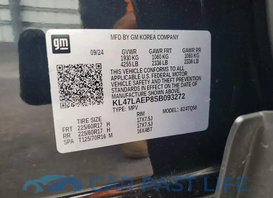 KL47LAEP8SB093272# 13