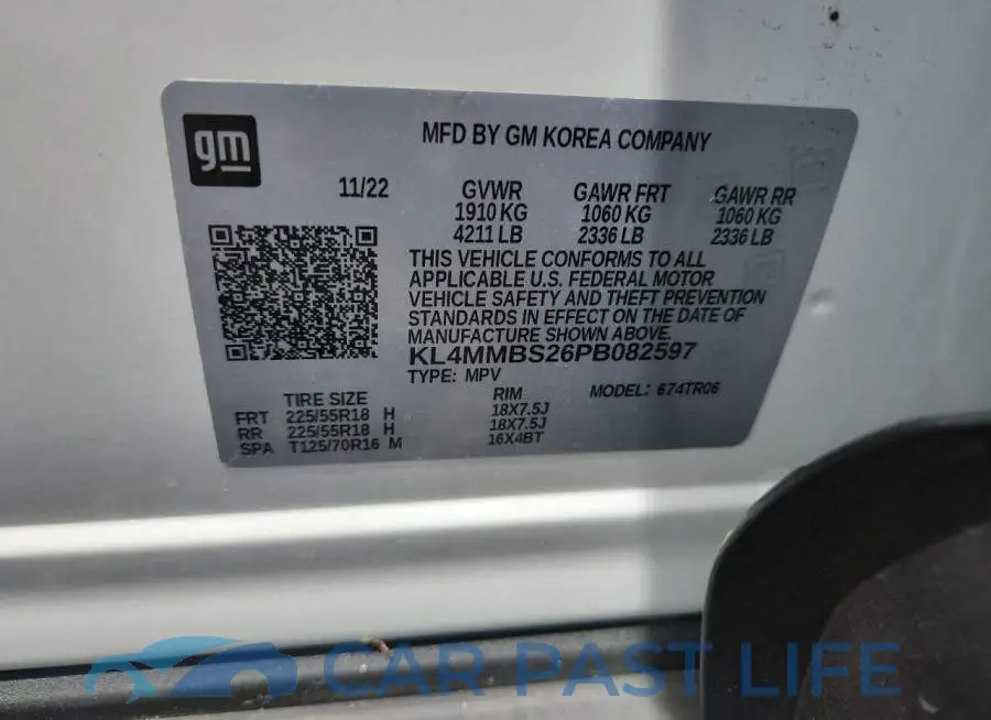 KL4MMBS26PB082597# 13