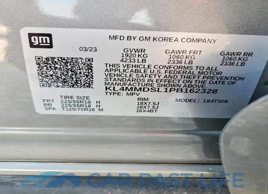 KL4MMDSL1PB162328# 13