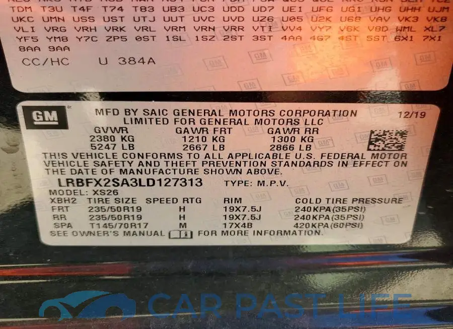 LRBFX2SA3LD127313# 13
