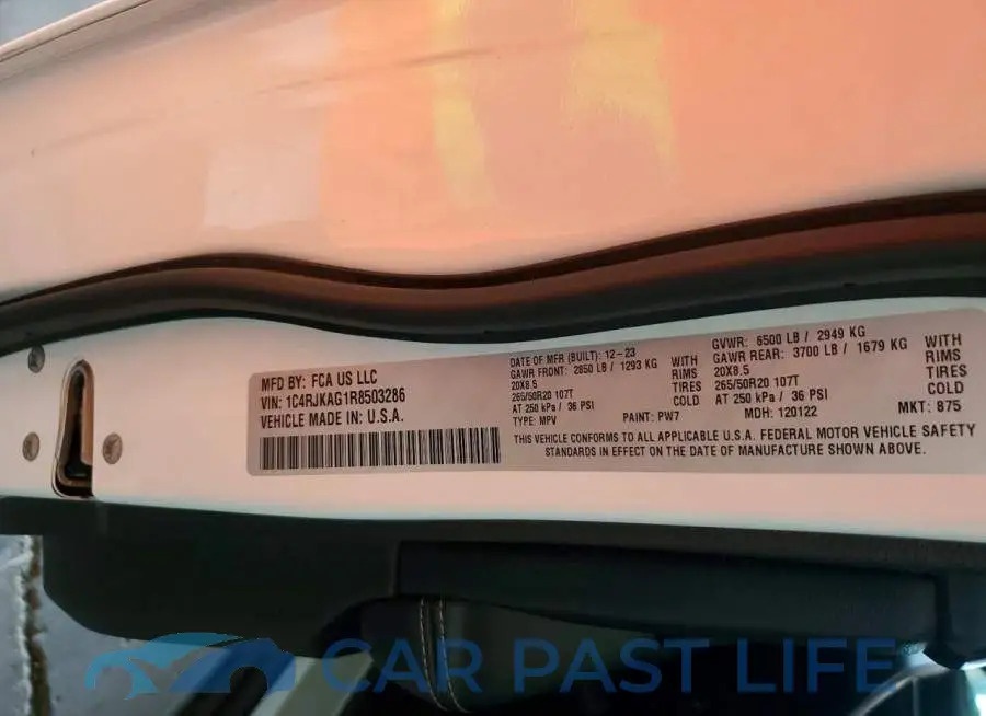 1C4RJKAG1R8503286# 14