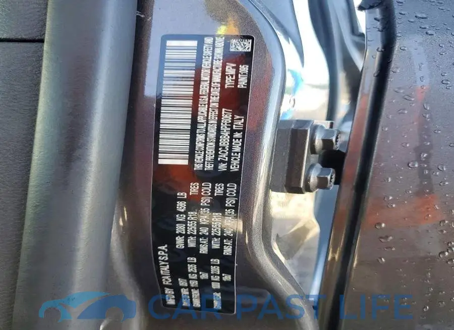 ZACCJBBB4HPF60677# 13