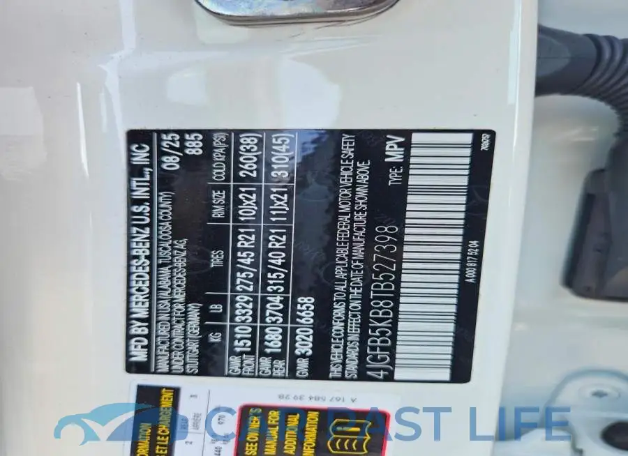 4JGFB5KB8TB527398# 13