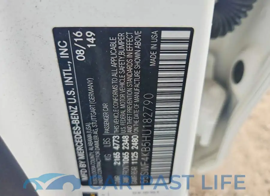 55SWF4KB5HU182790# 12