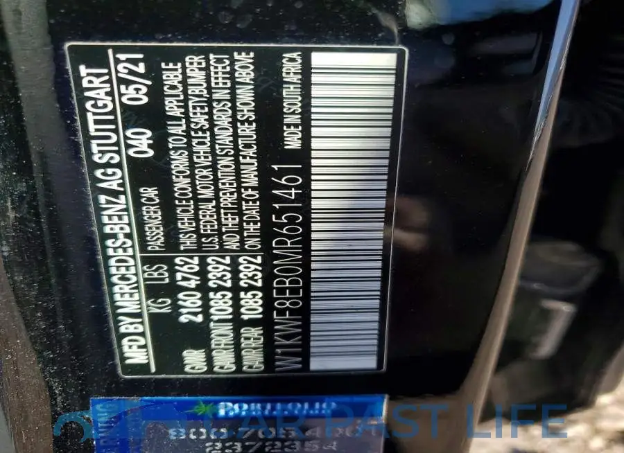 W1KWF8EB0MR651461# 12