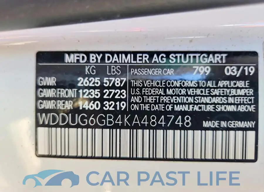 WDDUG6GB4KA484748# 13
