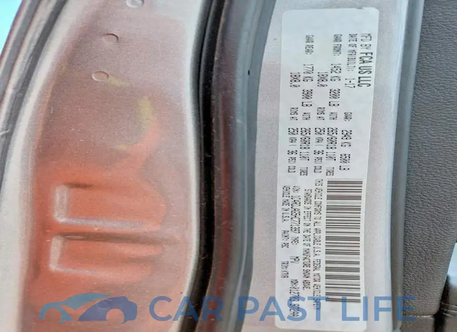 1C4RDJAG5HC771397# 14