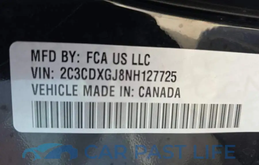 2C3CDXGJ8NH127725# 10