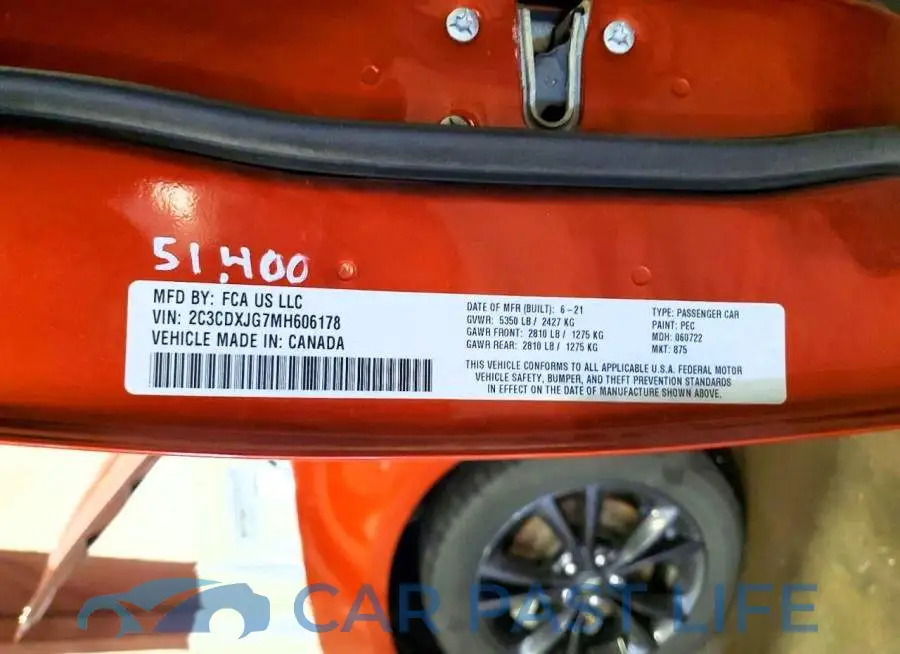 2C3CDXJG7MH606178# 12