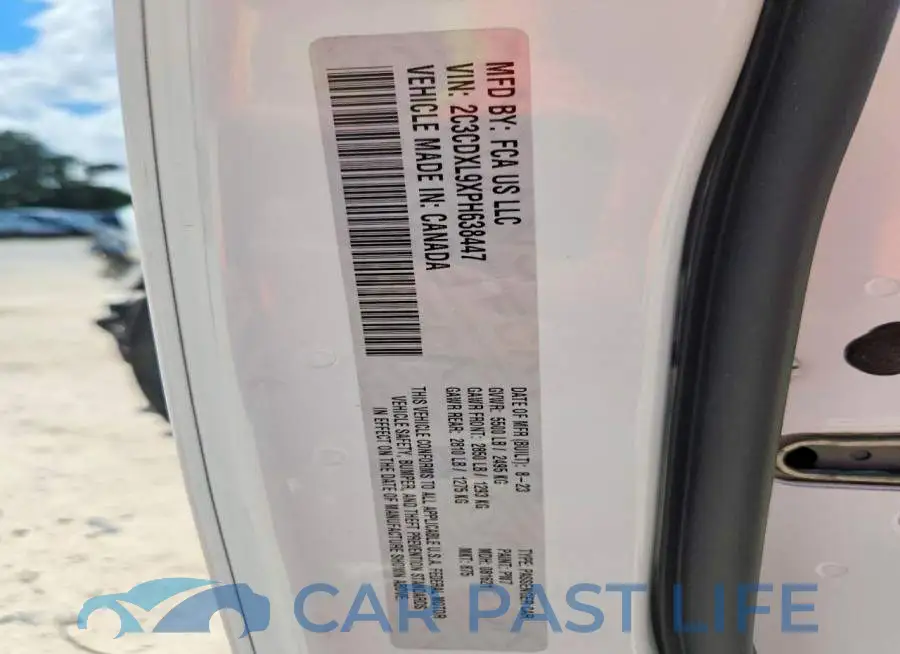 2C3CDXL9XPH638447# 13