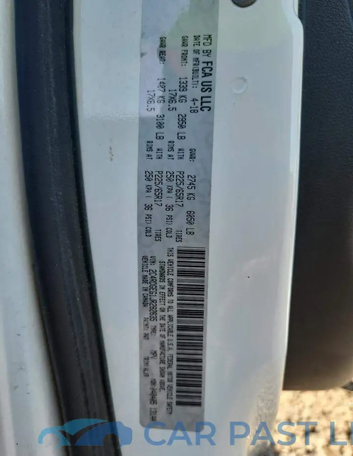 2C4RDGEG1JR282635# 14