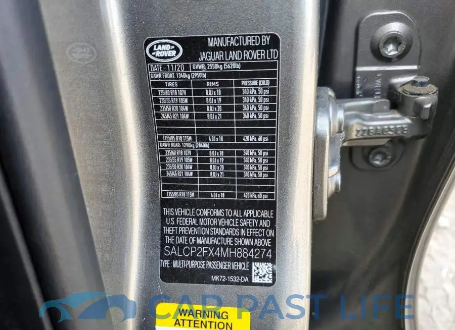 SALCP2FX4MH884274# 13