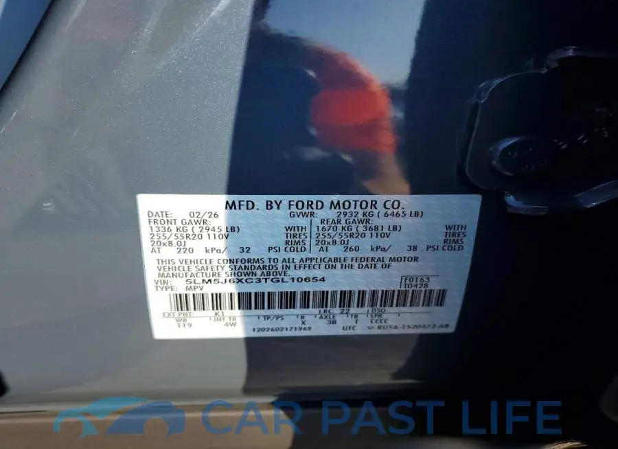 5LM5J6XC3TGL10654# 14