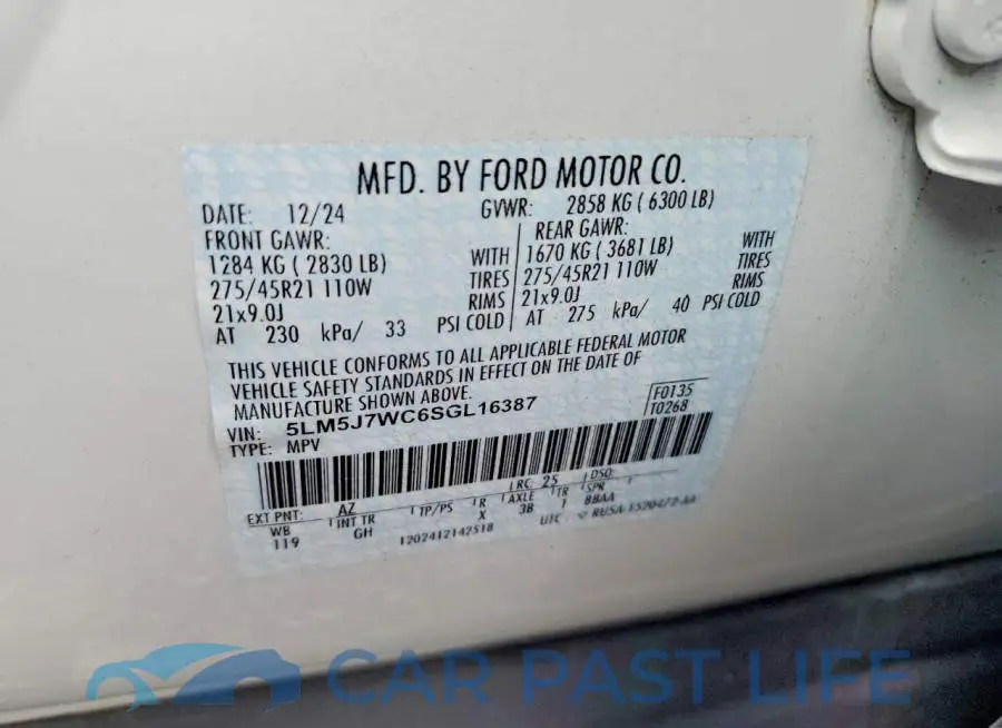 5LM5J7WC6SGL16387# 14