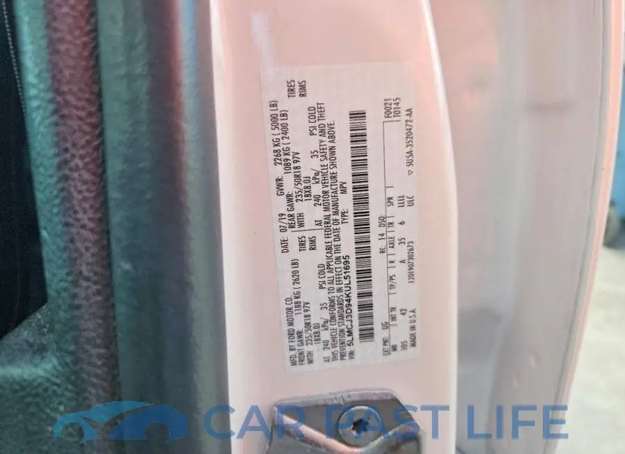 5LMCJ3D94KUL51695# 14