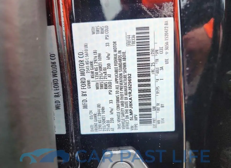 5LMPJ8KA1RJ829692# 13