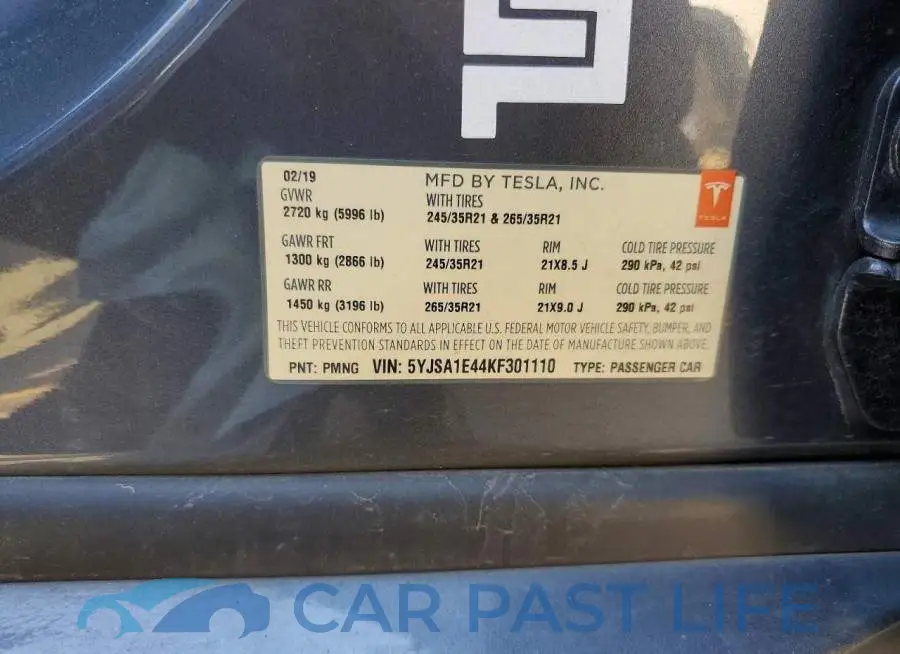 5YJSA1E44KF301110# 13