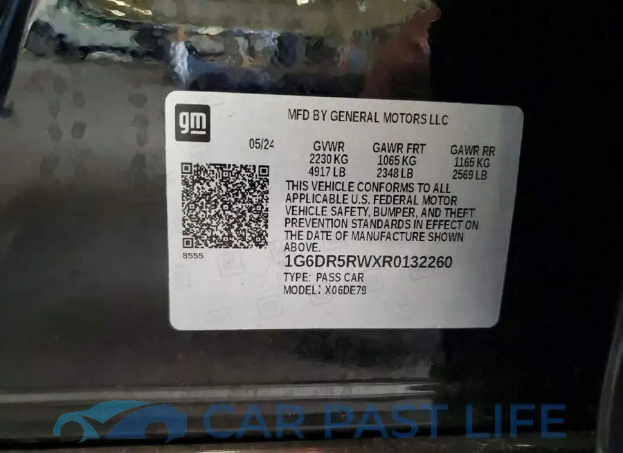 1G6DR5RWXR0132260# 13