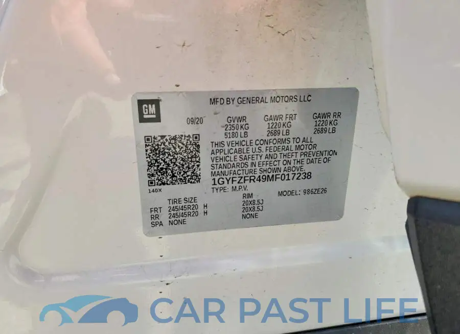 1GYFZFR49MF017238# 13